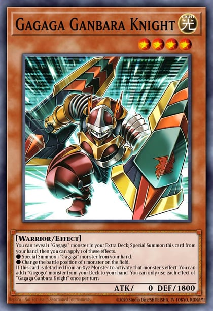Gagaga Ganbara Knight, Duelist's Advance DUAD-EN002