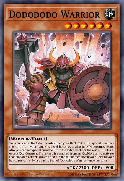 Dodododo Warrior, Duelist's Advance DUAD-EN004