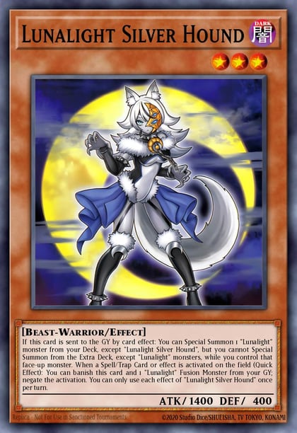 Lunalight Silver Hound, Duelist's Advance DUAD-EN006