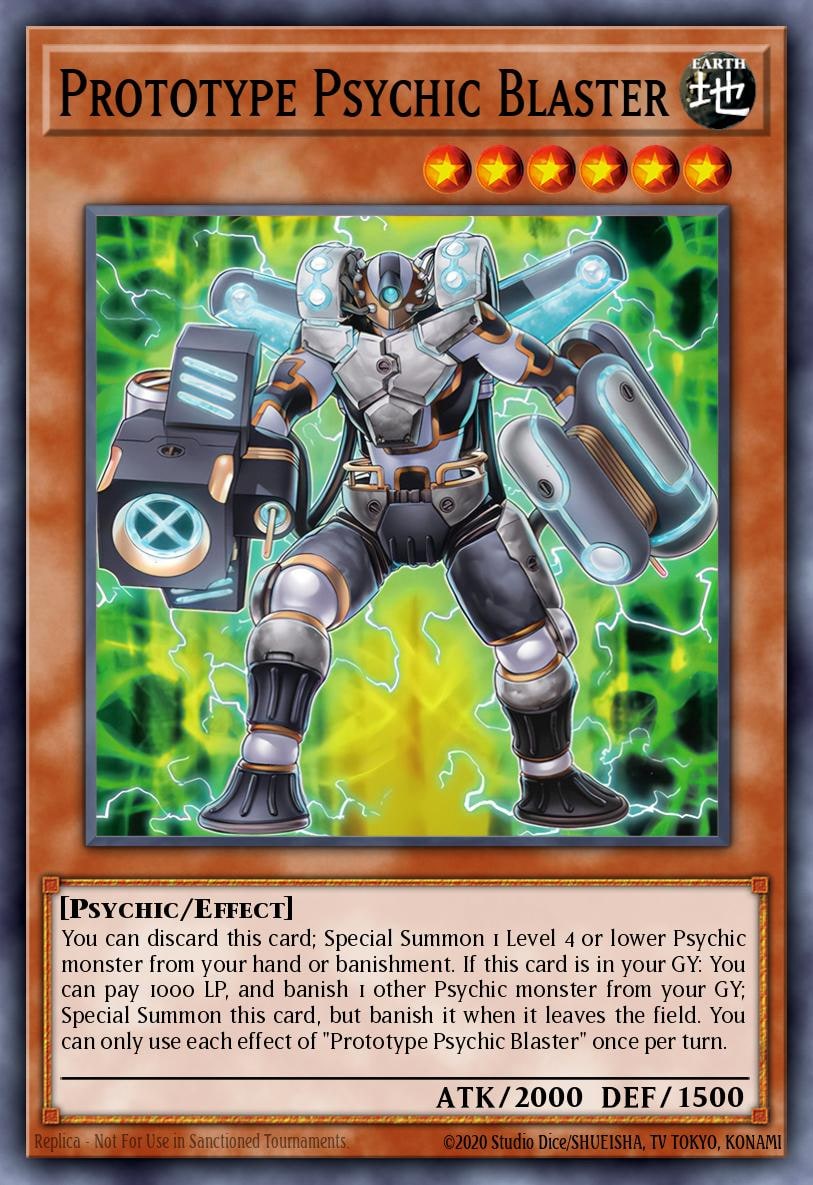 Prototype Psychic Blaster, Duelist's Advance DUAD-EN016