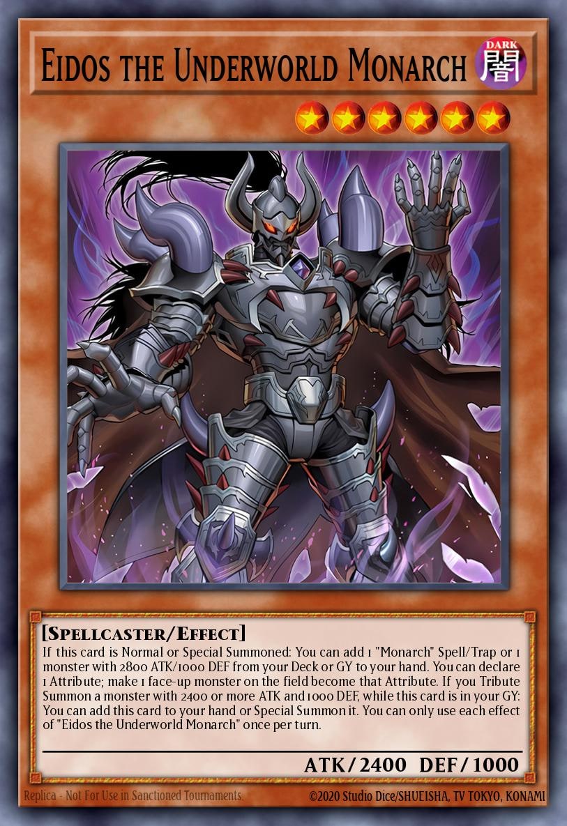 Eidos the Underworld Monarch, Duelist's Advance DUAD-EN017