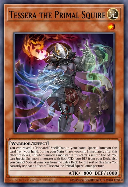 Tessera the Primal Squire, Duelist's Advance DUAD-EN018