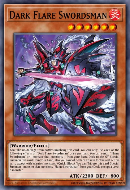 Dark Flare Swordsman, Duelist's Advance DUAD-EN019