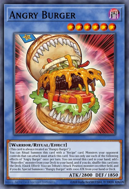 Angry Burger, Duelist's Advance DUAD-EN029