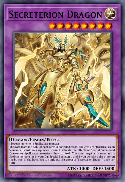 Secreterion Dragon (Starlight Rare), Duelist's Advance DUAD-EN037