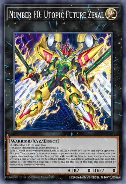 Number F0: Utopic Future Zexal (Starlight Rare), Duelist's Advance DUAD-EN042