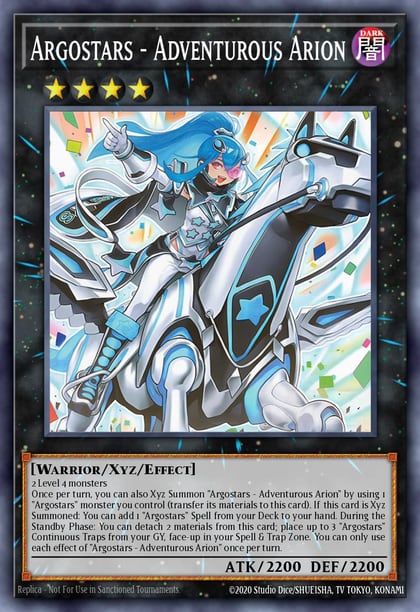 Argostars - Adventurous Arion, Duelist's Advance DUAD-EN045