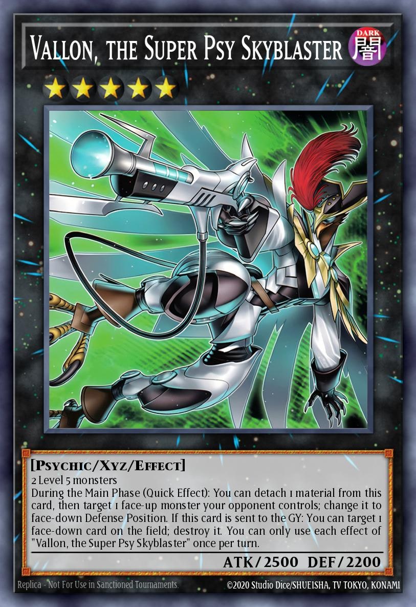 Vallon, the Super Psy Skyblaster, Duelist's Advance DUAD-EN048