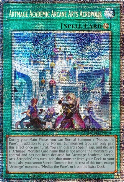 Artmage Academic Arcane Arts Acropolis (Starlight Rare), Duelist's Advance DUAD-EN054