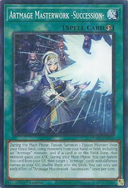Artmage Masterwork -Succession-, Duelist's Advance DUAD-EN056