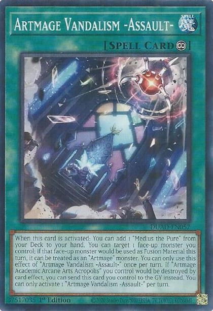 Artmage Vandalism -Assault-, Duelist's Advance DUAD-EN057