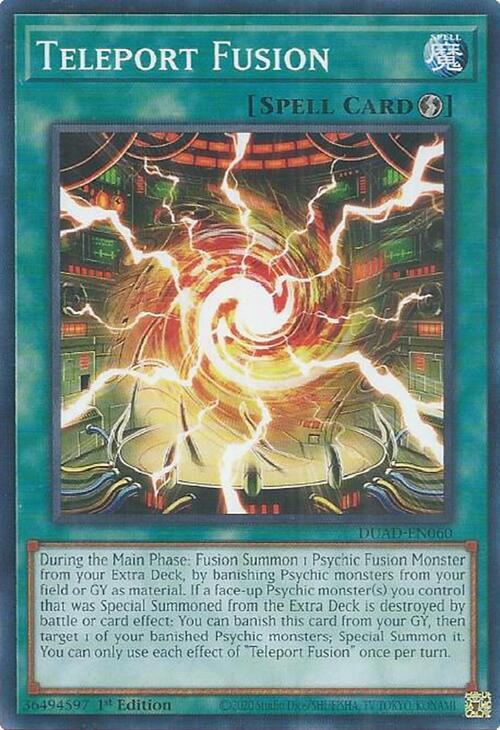 Teleport Fusion, Duelist's Advance DUAD-EN060