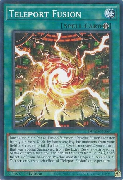 Teleport Fusion, Duelist's Advance DUAD-EN060