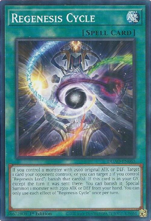 Regenesis Cycle, Duelist's Advance DUAD-EN063