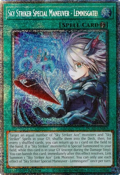 Sky Striker Special Maneuver - Lemnisgate! (Starlight Rare), Duelist's Advance DUAD-EN069