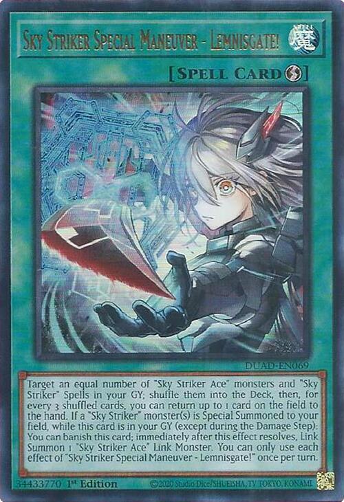 Sky Striker Special Maneuver - Lemnisgate!, Duelist's Advance DUAD-EN069