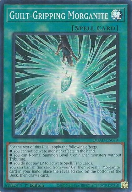 Guilt-Gripping Morganite, Duelist's Advance DUAD-EN070