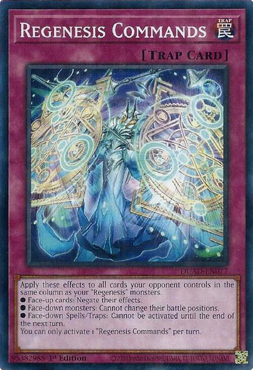 Regenesis Commands, Duelist's Advance DUAD-EN077