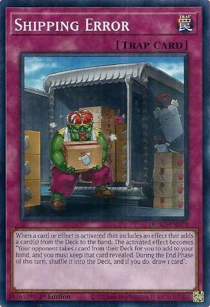 Shipping Error, Duelist's Advance DUAD-EN079