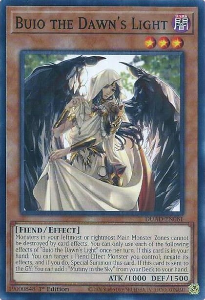 Buio the Dawn's Light, Duelist's Advance DUAD-EN081