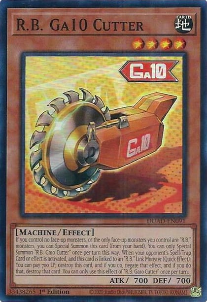 R.B. Ga10 Cutter, Duelist's Advance DUAD-EN091