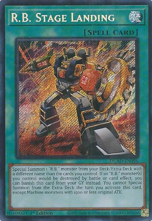 R.B. Stage Landing, Duelist's Advance DUAD-EN096