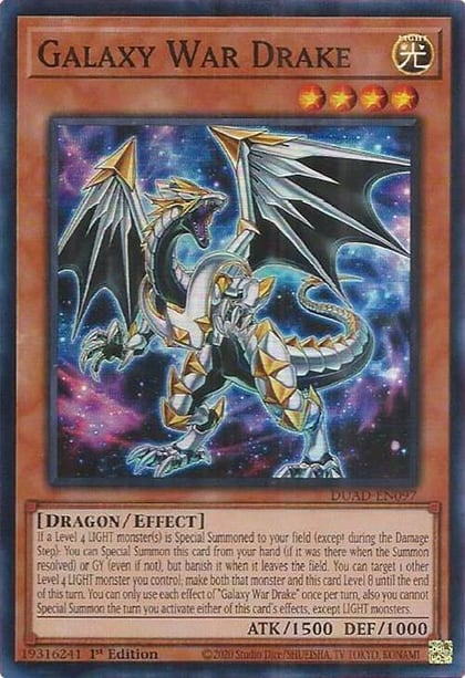 Galaxy War Drake, Duelist's Advance DUAD-EN097