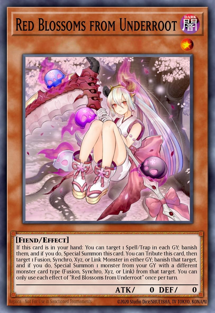 Red Blossoms from Underroot, Duel Devastator DUDE-EN006