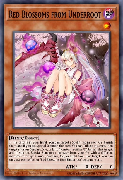 Red Blossoms from Underroot, Duel Devastator DUDE-EN006