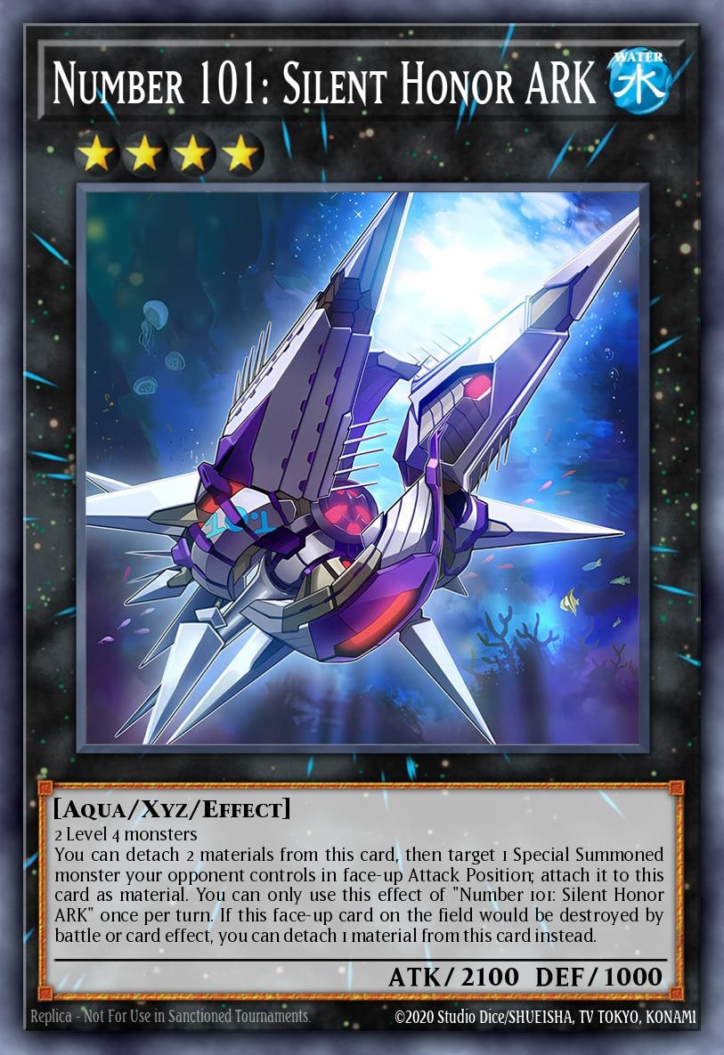 Number 101: Silent Honor ARK, Duel Devastator DUDE-EN017