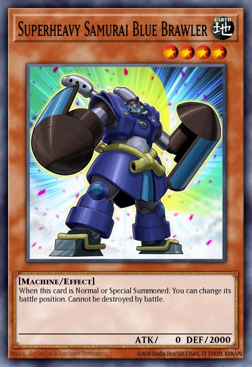 Superheavy Samurai Blue Brawler, Duelist Alliance DUEA-EN011