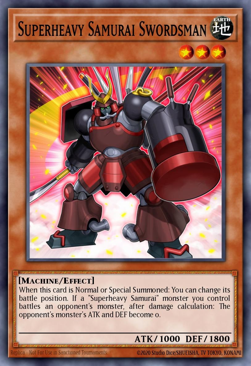 Superheavy Samurai Swordsman, Duelist Alliance DUEA-EN012