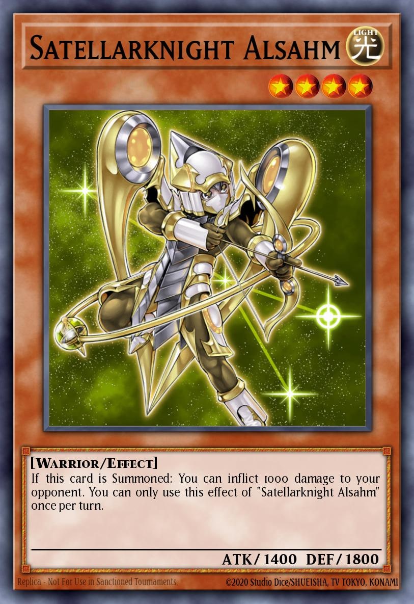 Satellarknight Alsahm, Duelist Alliance DUEA-EN021