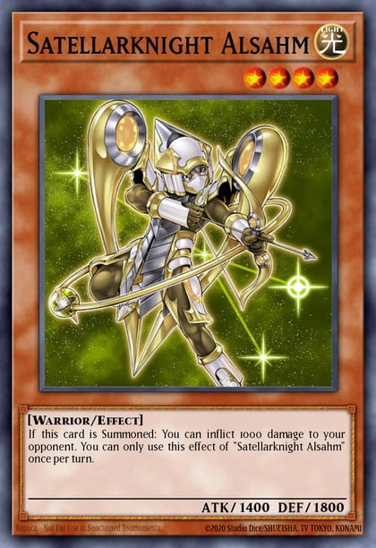 Satellarknight Alsahm, Duelist Alliance DUEA-EN021
