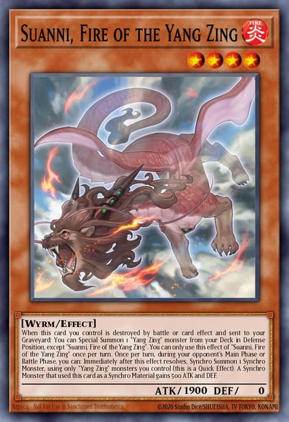 Suanni, Fire of the Yang Zing, Duelist Alliance DUEA-EN028