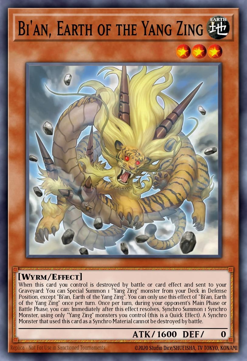 Bi'an, Earth of the Yang Zing, Duelist Alliance DUEA-EN029