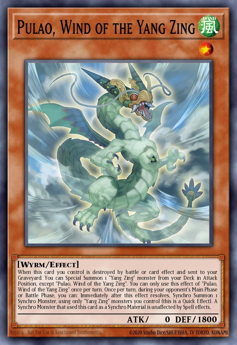 Pulao, Wind of the Yang Zing, Duelist Alliance DUEA-EN031