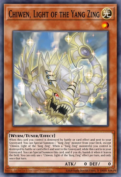 Chiwen, Light of the Yang Zing, Duelist Alliance DUEA-EN032