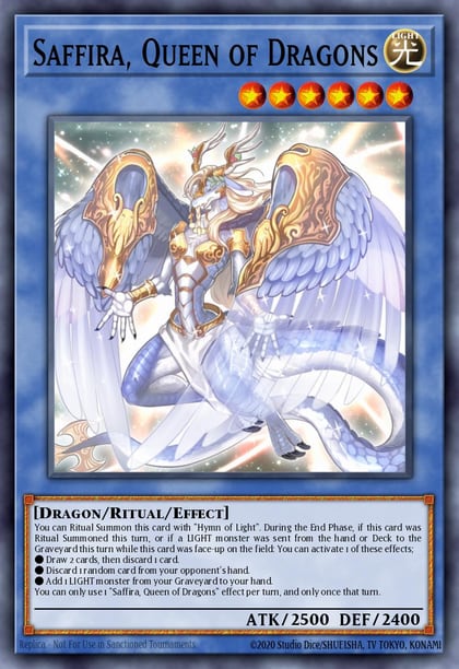 Saffira, Queen of Dragons, Duelist Alliance DUEA-EN050