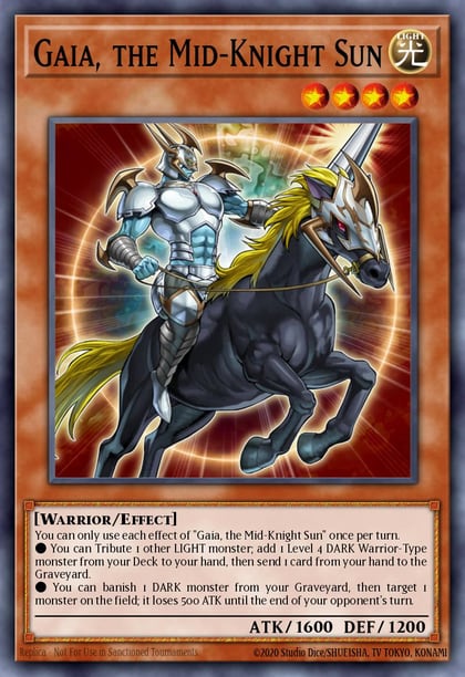 Gaia, the Mid-Knight Sun, Duelist Alliance DUEA-EN091