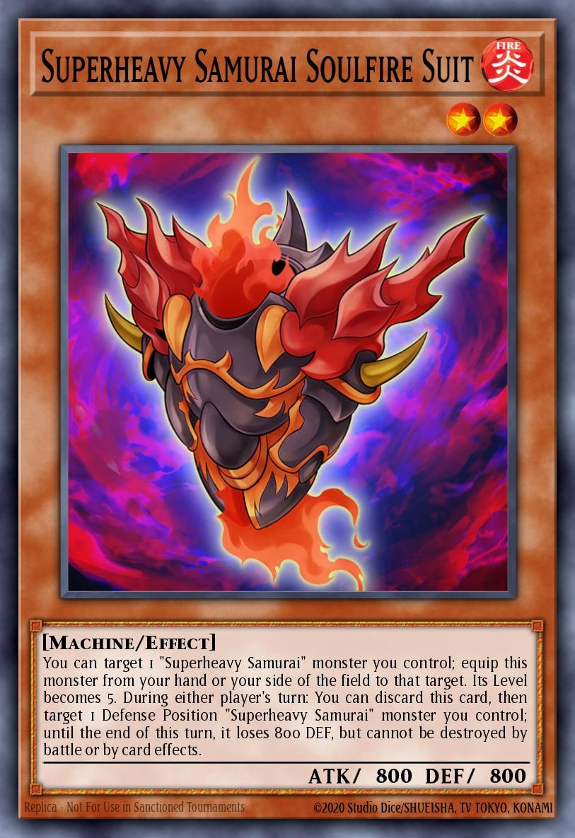 Superheavy Samurai Soulfire Suit, Duelist Alliance: Deluxe Edition DUEA-ENDE3