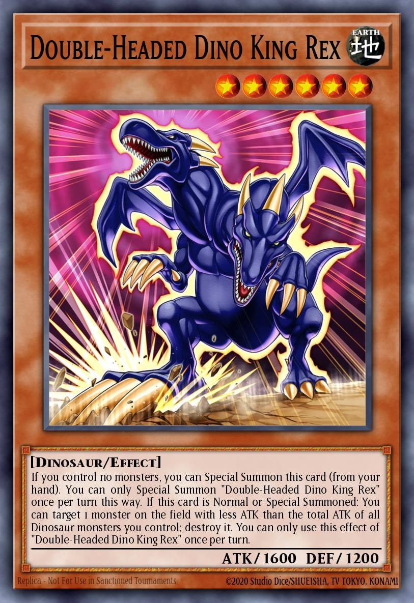 Double-Headed Dino King Rex, Duelist Nexus DUNE-EN007