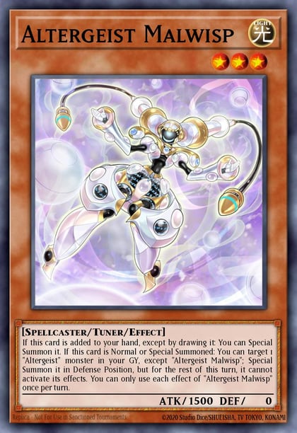 Altergeist Malwisp, Duelist Nexus DUNE-EN009