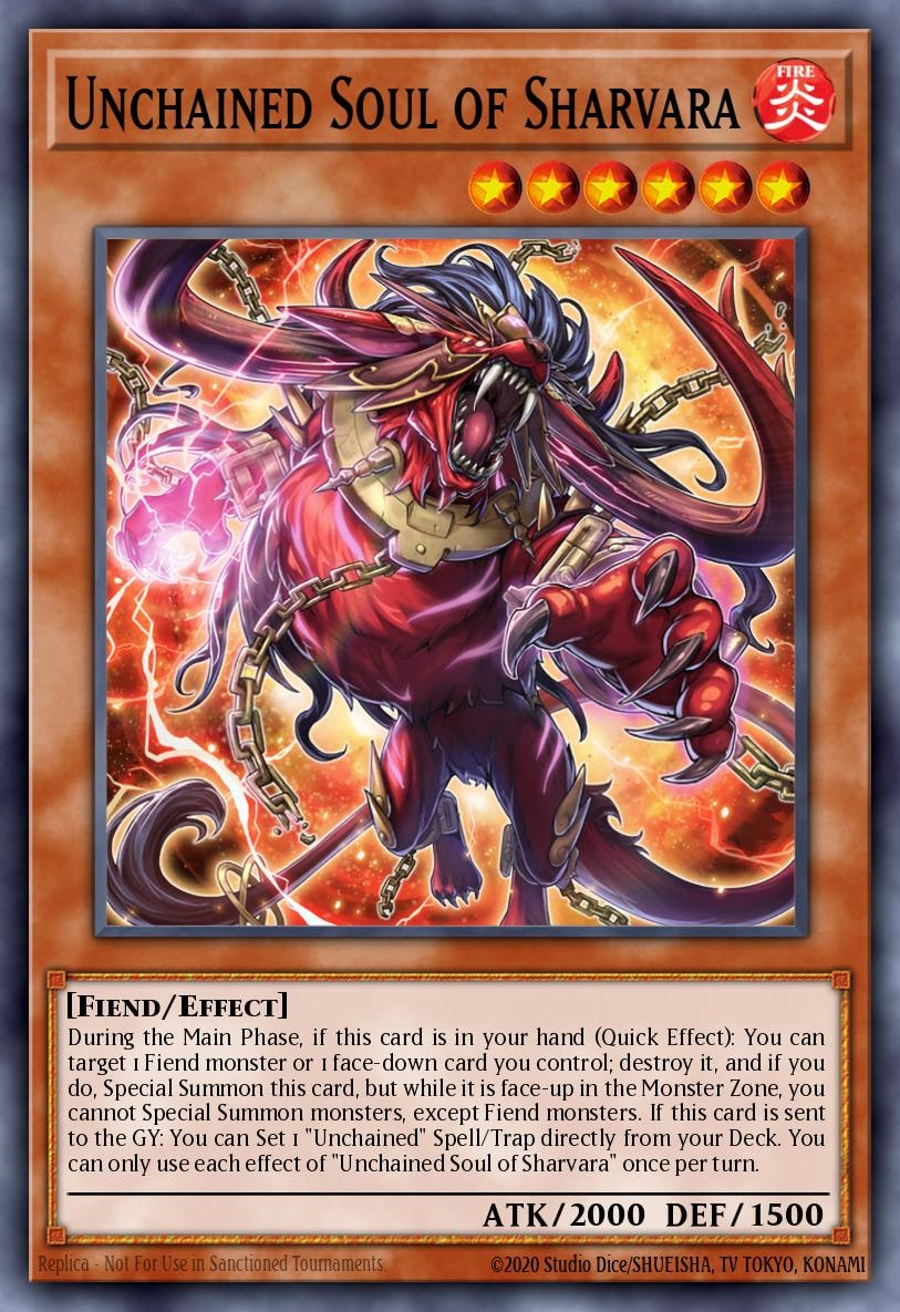 Unchained Soul of Sharvara, Duelist Nexus DUNE-EN019