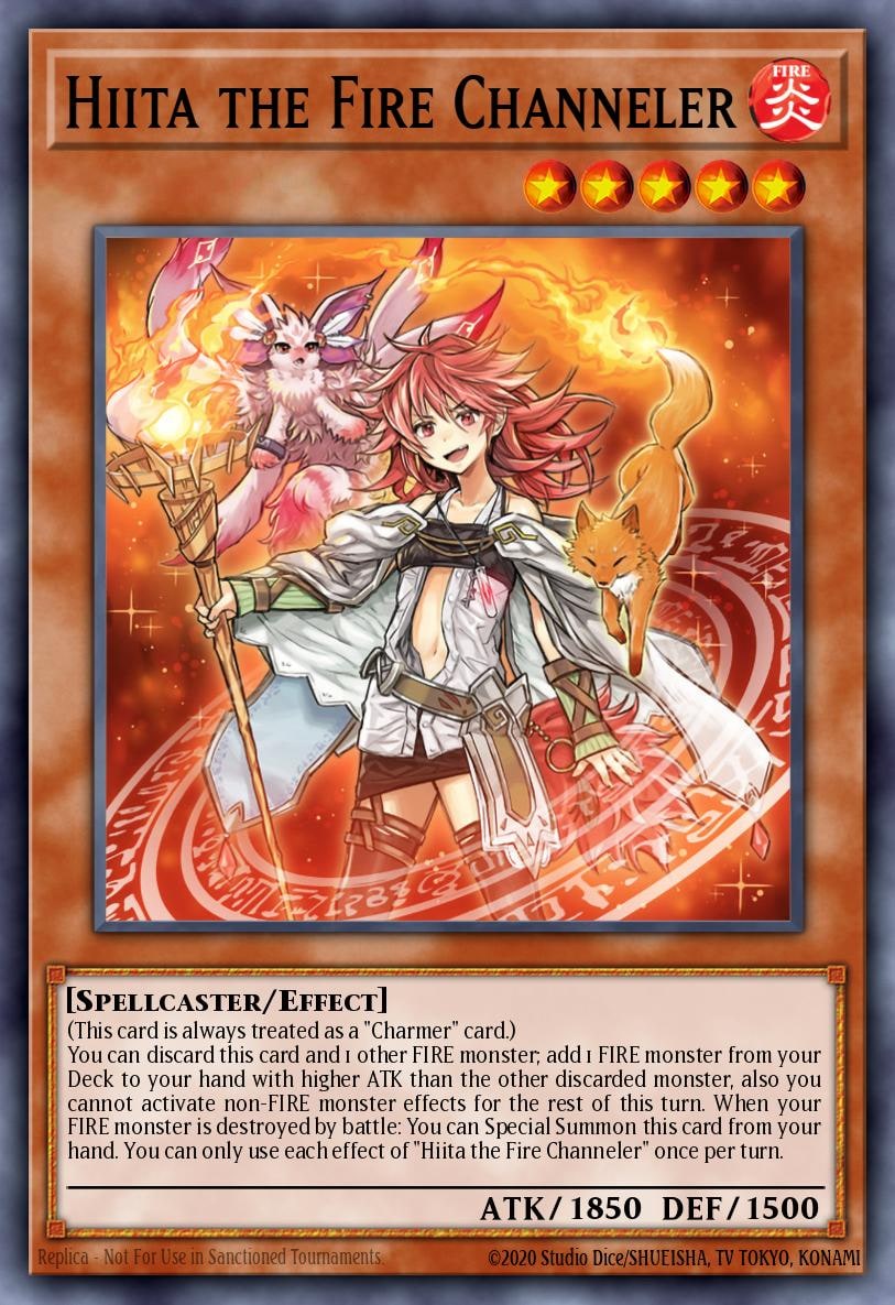 Hiita the Fire Channeler (Quarter Century Secret Rare), Duelist Nexus DUNE-EN026
