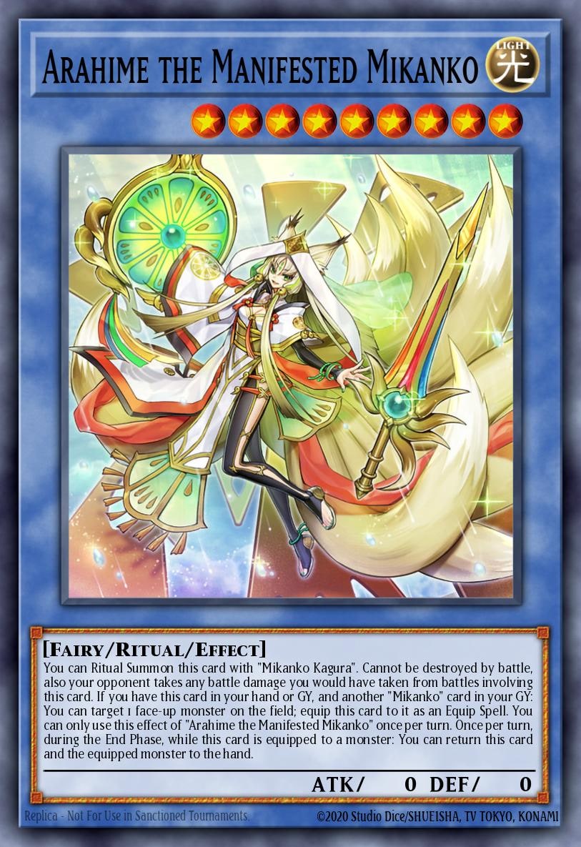 Arahime the Manifested Mikanko, Duelist Nexus DUNE-EN032