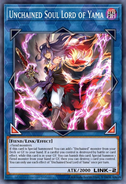 Unchained Soul Lord of Yama, Duelist Nexus DUNE-EN049
