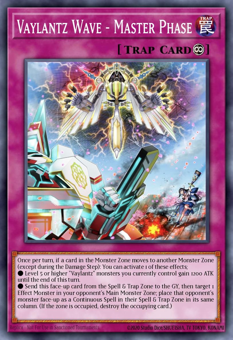 Vaylantz Wave - Master Phase, Duelist Nexus DUNE-EN074