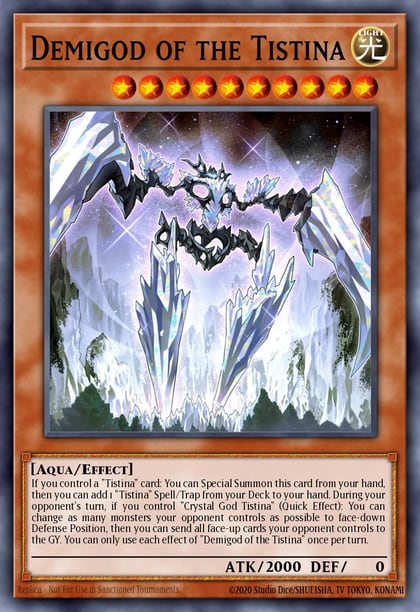 Demigod of the Tistina (Quarter Century Secret Rare), Duelist Nexus DUNE-EN088