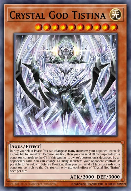 Crystal God Tistina (Quarter Century Secret Rare), Duelist Nexus DUNE-EN089